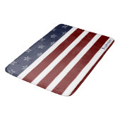 Nautisch-Amerikaanse vlag Rood-blauw Starfish tapi Badmat (Gekanteld)