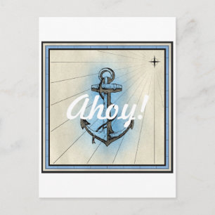  Nautisch Anchor Briefkaart