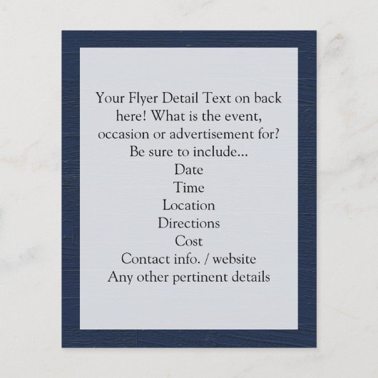  Nautisch Anchor Flyer (Achterkant)