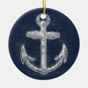 Nautisch Anchor Keramisch Ornament