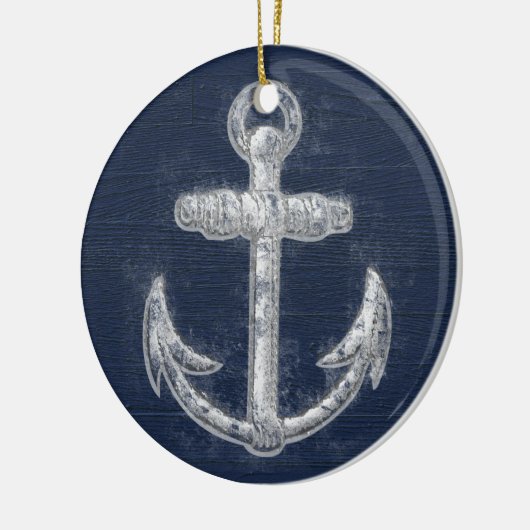  Nautisch Anchor Keramisch Ornament (Links)