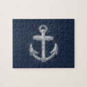 Nautisch Anchor Legpuzzel (Horizontaal)