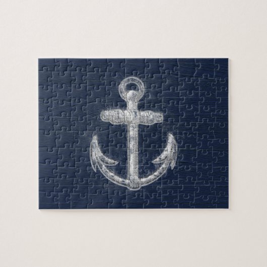 Nautisch Anchor Legpuzzel (Horizontaal)