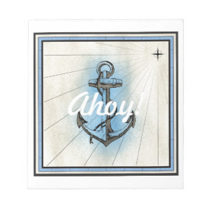 Nautisch Anchor Notitieblok