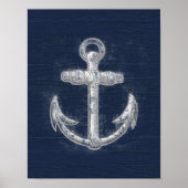 Nautisch Anchor Poster (Voorkant)