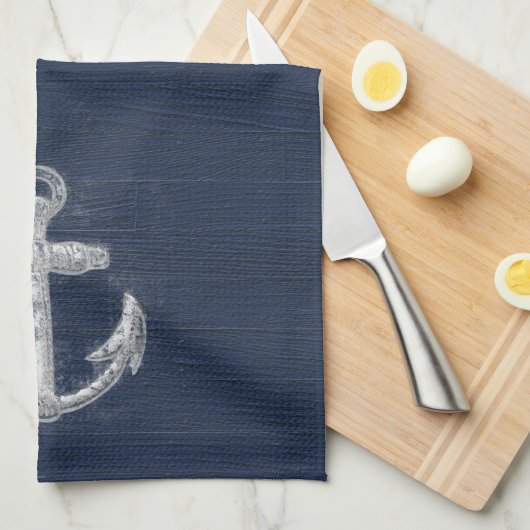 Nautisch Anchor Theedoek (Quarter Fold)