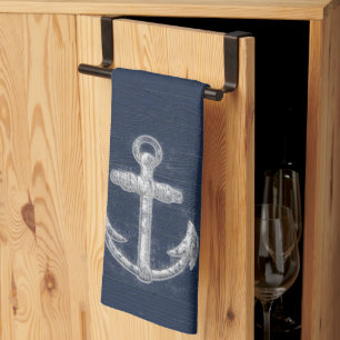  Nautisch Anchor Theedoek