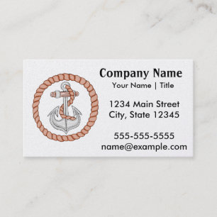 Nautisch Anker 1 Visitekaartje
