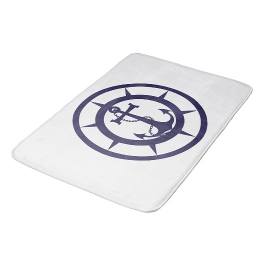 Nautisch anker badmat (Gekanteld)