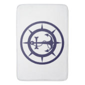 Nautisch anker badmat (Voorkant Verticaal)