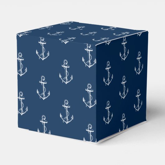 Nautisch anker bedankdoosjes (Achterkant)