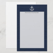  Nautisch Anker Briefpapier (Voorkant / Achterkant)