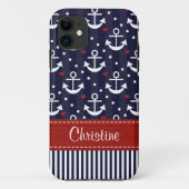 Nautisch anker Case-Mate iPhone case (Achterkant)