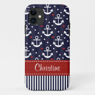 Nautisch anker Case-Mate iPhone case