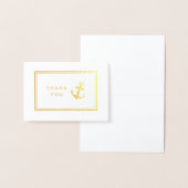 Nautisch anker | Dank u wel Folie Kaarten (Display)