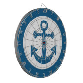 Nautisch anker dartbord (Voorkant Links)