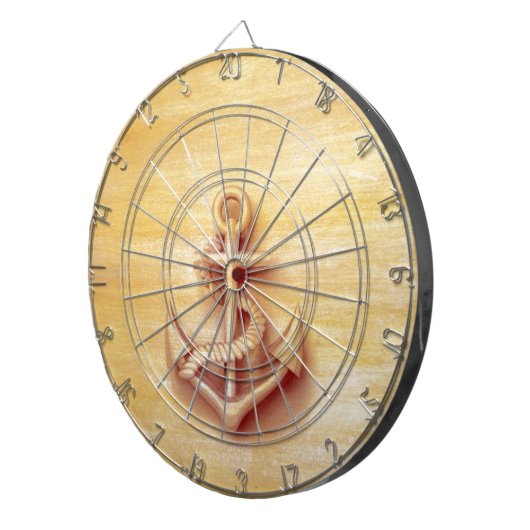  nautisch anker dartbord (Voorkant Rechts)