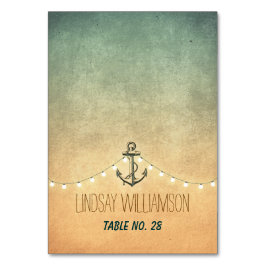 Nautisch anker en strijklichten plaatsen kaarten