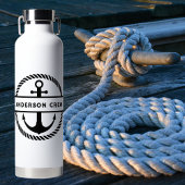 Nautisch Anker en Touw Split Monogram Waterfles