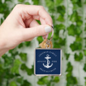 Nautisch Anker Familie Reis Aangepast Sleutelhanger (Hand)