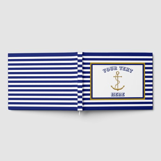 Nautisch anker - gastenboek (Volledig)