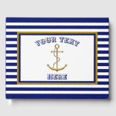 Nautisch anker - gastenboek (Voorkant)