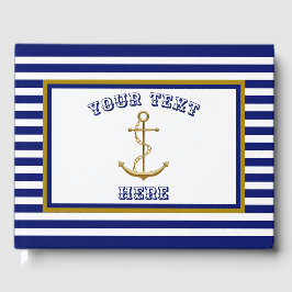 Nautisch anker - gastenboek