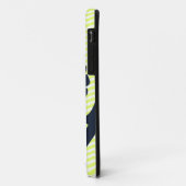 Nautisch anker geel chevron iphone 5 hoes (Achterkant/links)