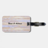  nautisch anker, gepersonaliseerd bagagelabel (Achterkant horizontaal)