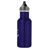 nautisch anker gepersonaliseerde naam waterfles  (Rechts)