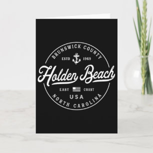 Nautisch Anker Holden Beach North Carolina Reis Kaart