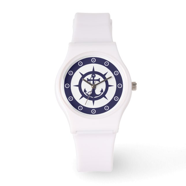 Nautisch anker horloge (Voorkant)