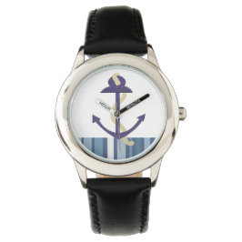 Nautisch anker horloge