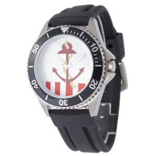 Nautisch anker horloge