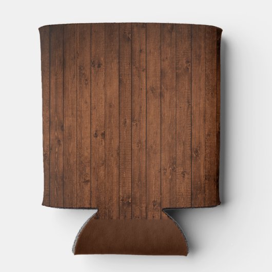 Nautisch anker hout familie Lake House Blikjeskoeler (Achterkant)