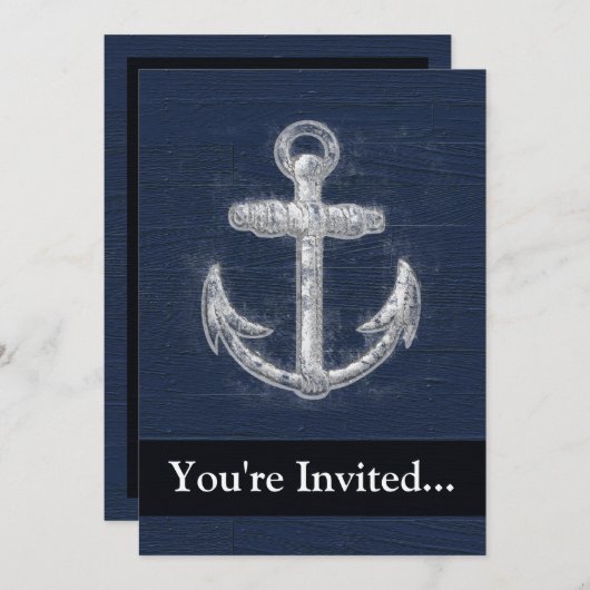  Nautisch Anker Kaart (Voorkant / Achterkant)