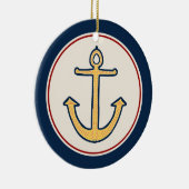 Nautisch anker keramisch ornament (Rechts)