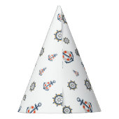 Nautisch Anker Kinder Party Pet Feesthoedjes (Achterkant)