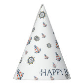 Nautisch Anker Kinder Party Pet Feesthoedjes (Links)