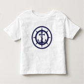 Nautisch anker kinder shirts (Voorkant)