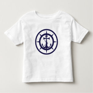Nautisch anker kinder shirts