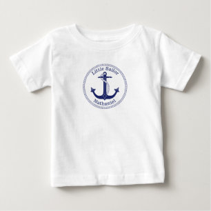 Nautisch Anker Marine Blauw Kleine Zeiler Naam