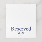 Nautisch anker marine blauw wit gereserveerd Bruil Plaatskaartje (Buitenkant ongevouwen)