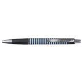 Nautisch anker marineblauw Stripes Pen (Achterkant)