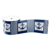 Nautisch anker met een helling grosgrain lint (Spoel)