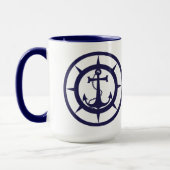 Nautisch anker mok (Links)