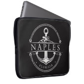 Nautisch anker Naples Florida 1981 Laptop Sleeve (Voorkant Rechts)