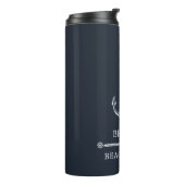 Nautisch anker Navy Blue Beach of Lake Thermosbeker (Gedraaid links)