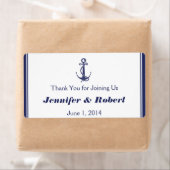 Nautisch Anker Navy Bruiloft Water Flesetiket Etiket (Insitu)