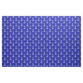 Nautisch anker op blauw stof (Fat Quarter)
